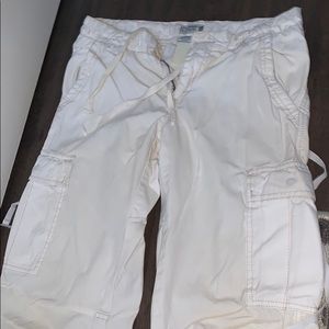White Cargo Polo Jeans